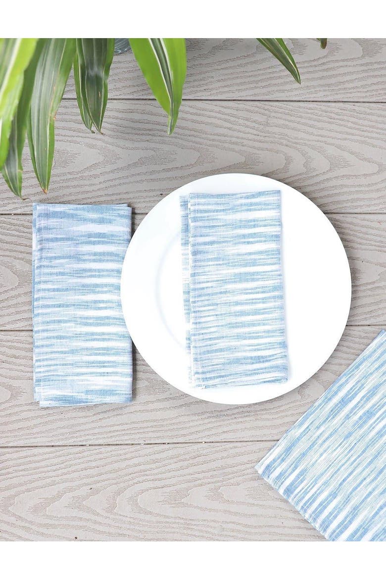 Cloth Napkins - Set of 4, Alternate, color, Light Blue