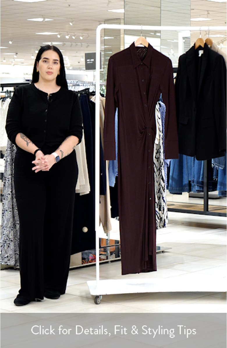 Asymmetric Long Sleeve Dress, sales video thumbnail