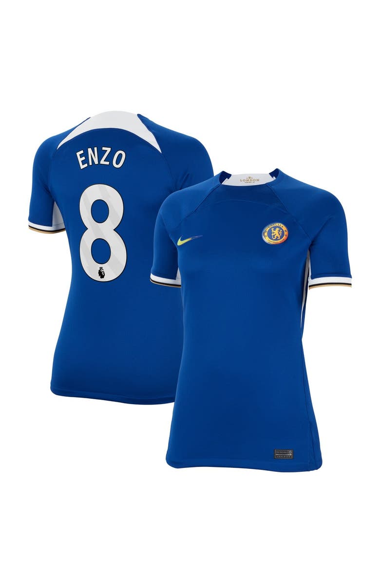 Nike Women's Nike Enzo Fernández Blue Chelsea 2023/24 Home Stadium Replica Jersey, Main, color, 