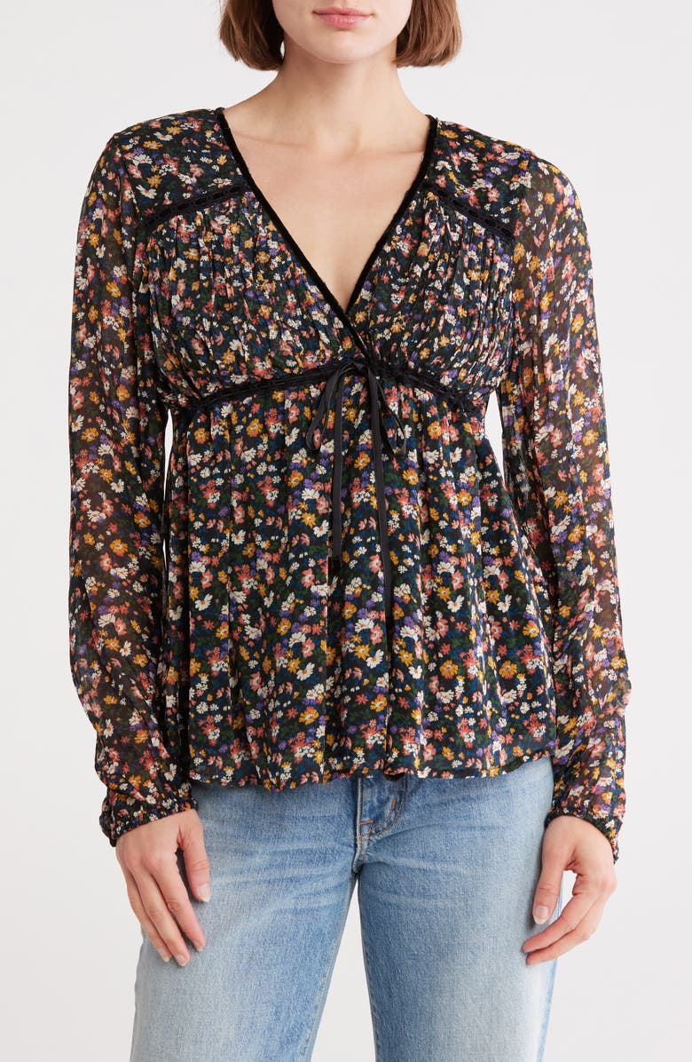 Lucky Brand Long Sleeve Top, Main, color, 