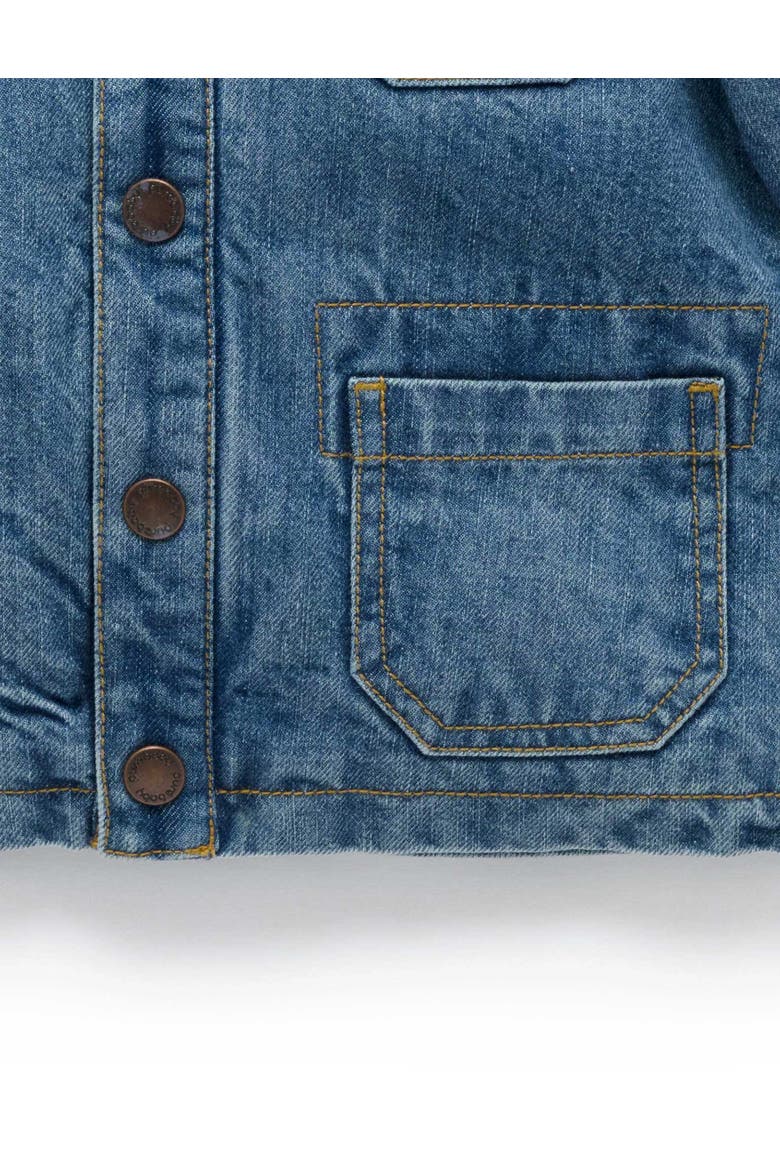 Denim Worker Jacket Toddler, Alternate, color, Mid Denim