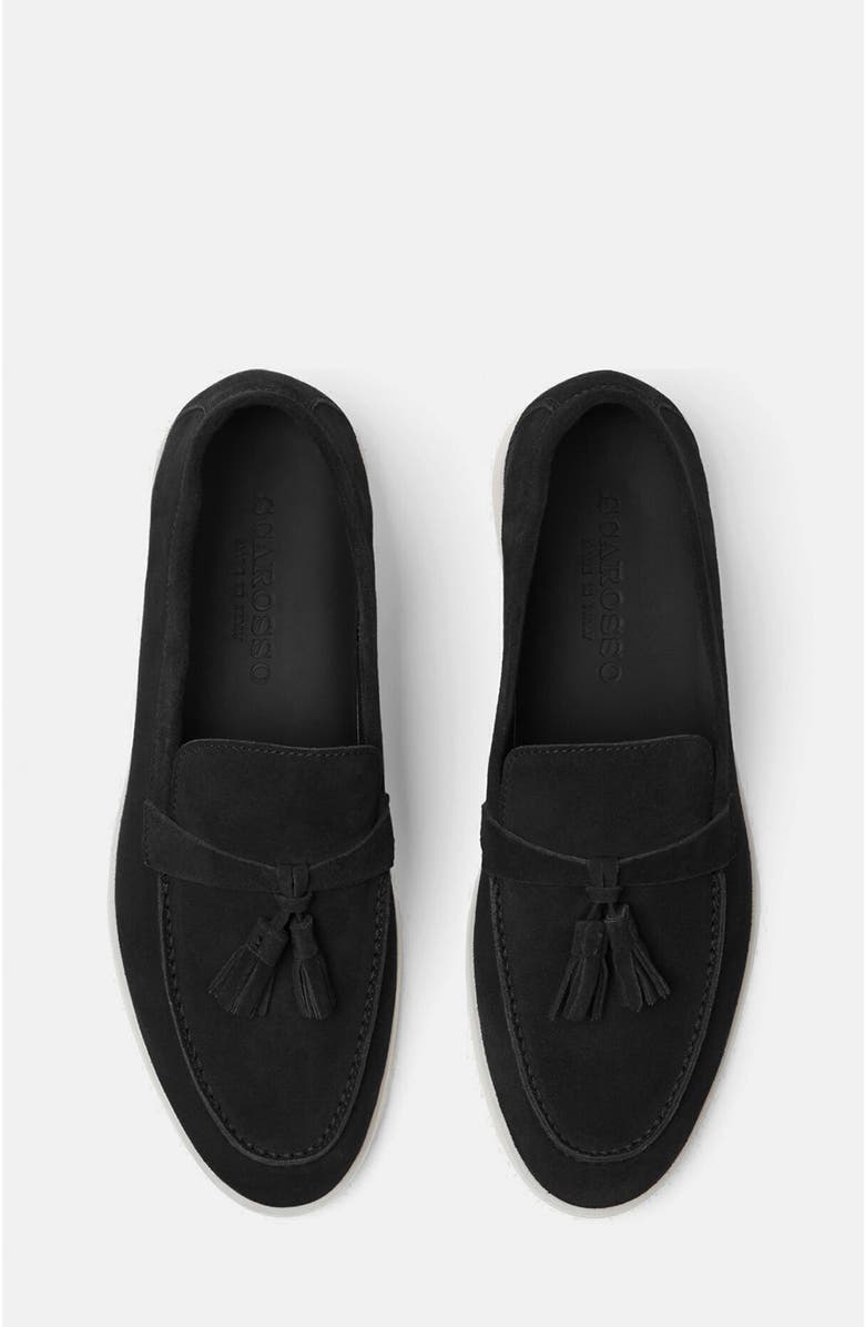 SCAROSSO Leandra Loafers, Alternate, color, Black Edit - Suede