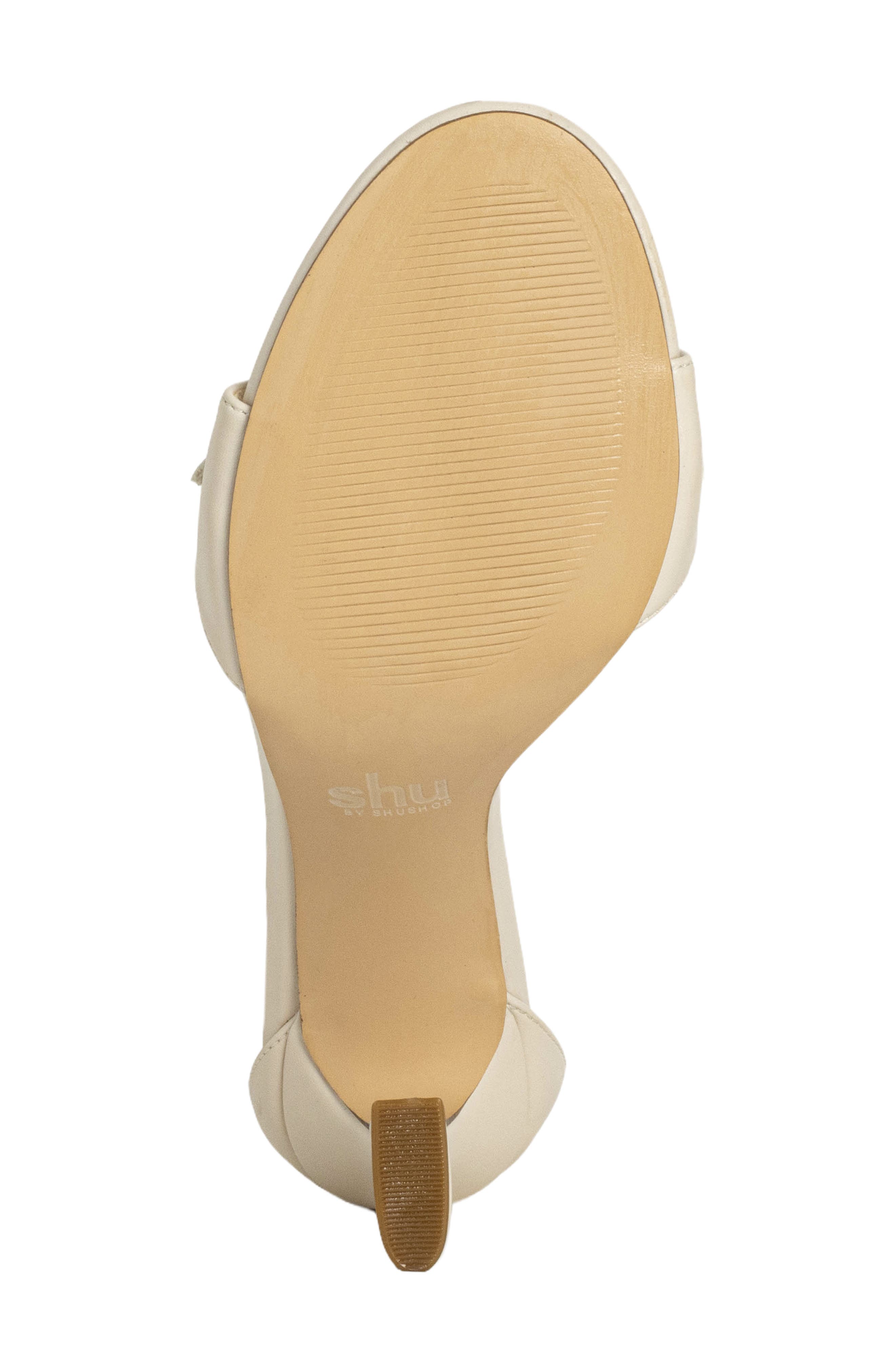 Emelie Ankle Strap Sandal, Alternate, color, BONE