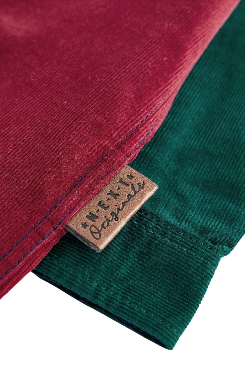 NEXT Kids' Colorblock Cotton Corduroy Button-Up Shirt, Alternate, color, 