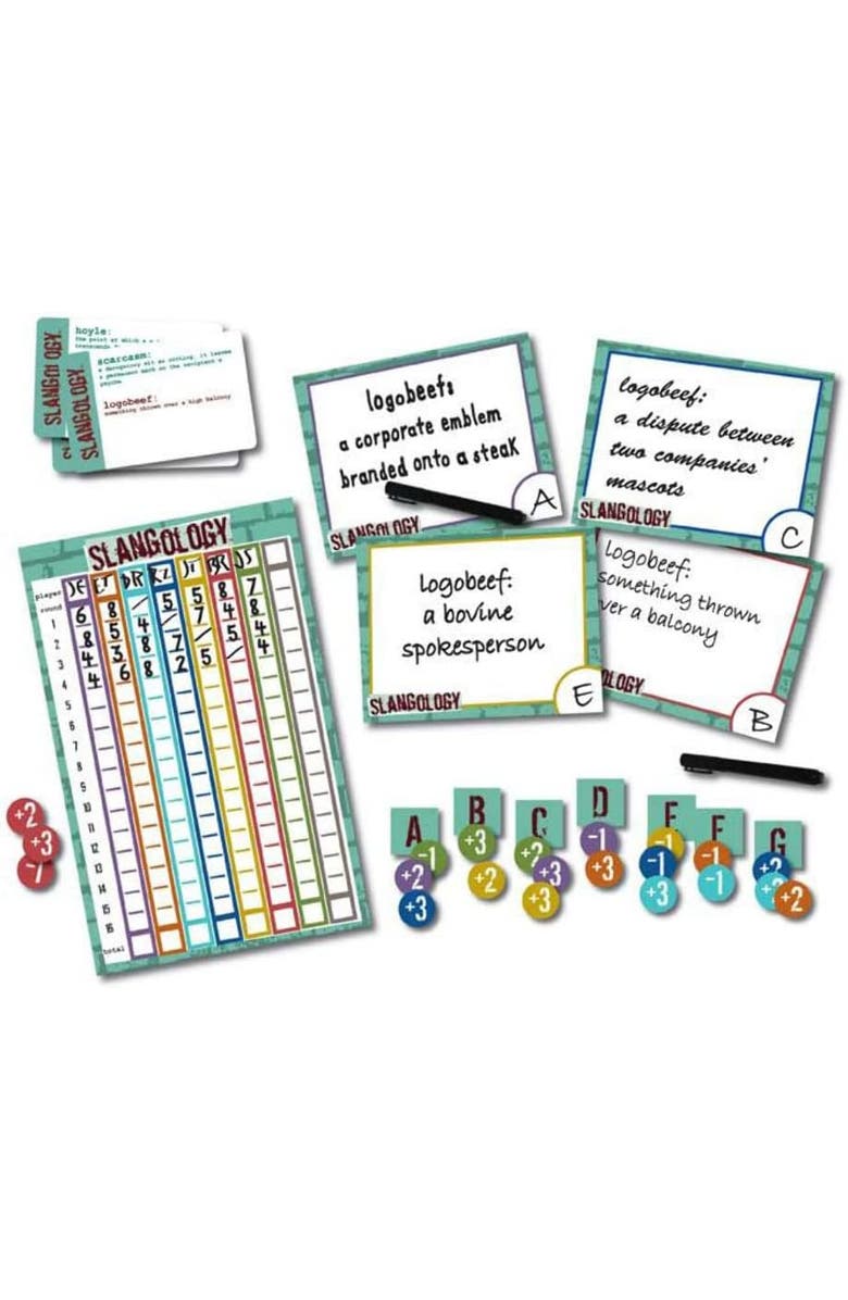 Ultra PRO Playroom Entertainment Slangology, Party Game, Alternate, color, Multicolored