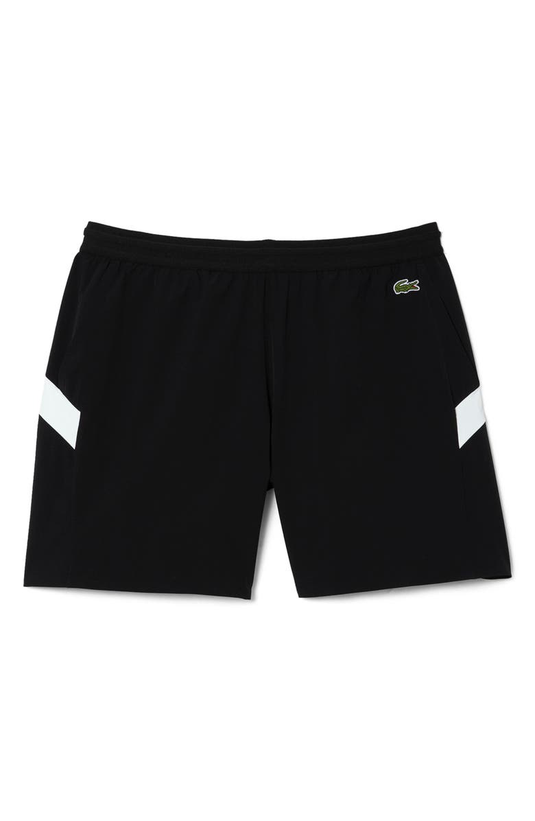 Lacoste Colorblock Cotton Swim Trunks, Main, color, 