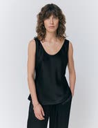Ghost London Margot Satin Top