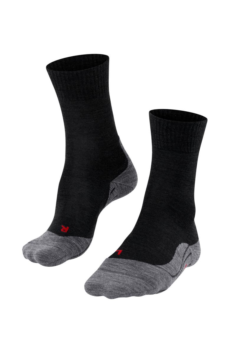 Falke TK5 Wander Hiking Socks, Main, color, Black-Mix