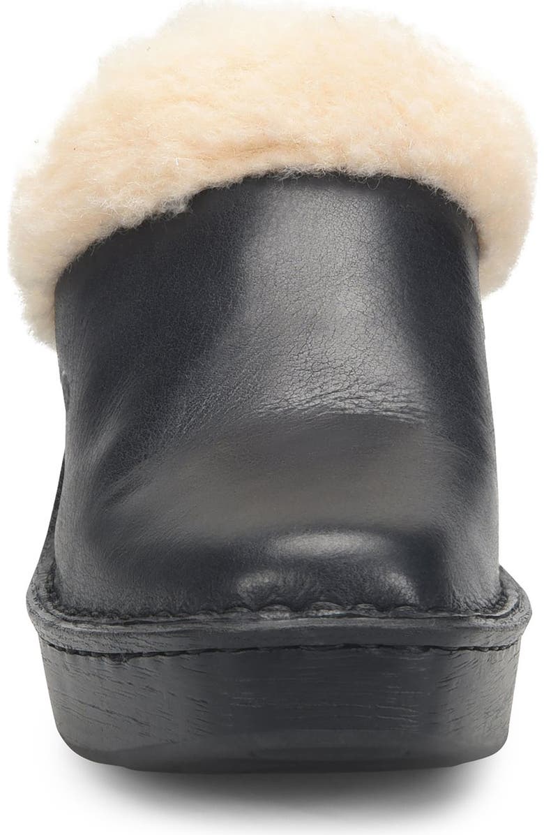 Børn Hope Genuine Shearling Trim Clog, Alternate, color,