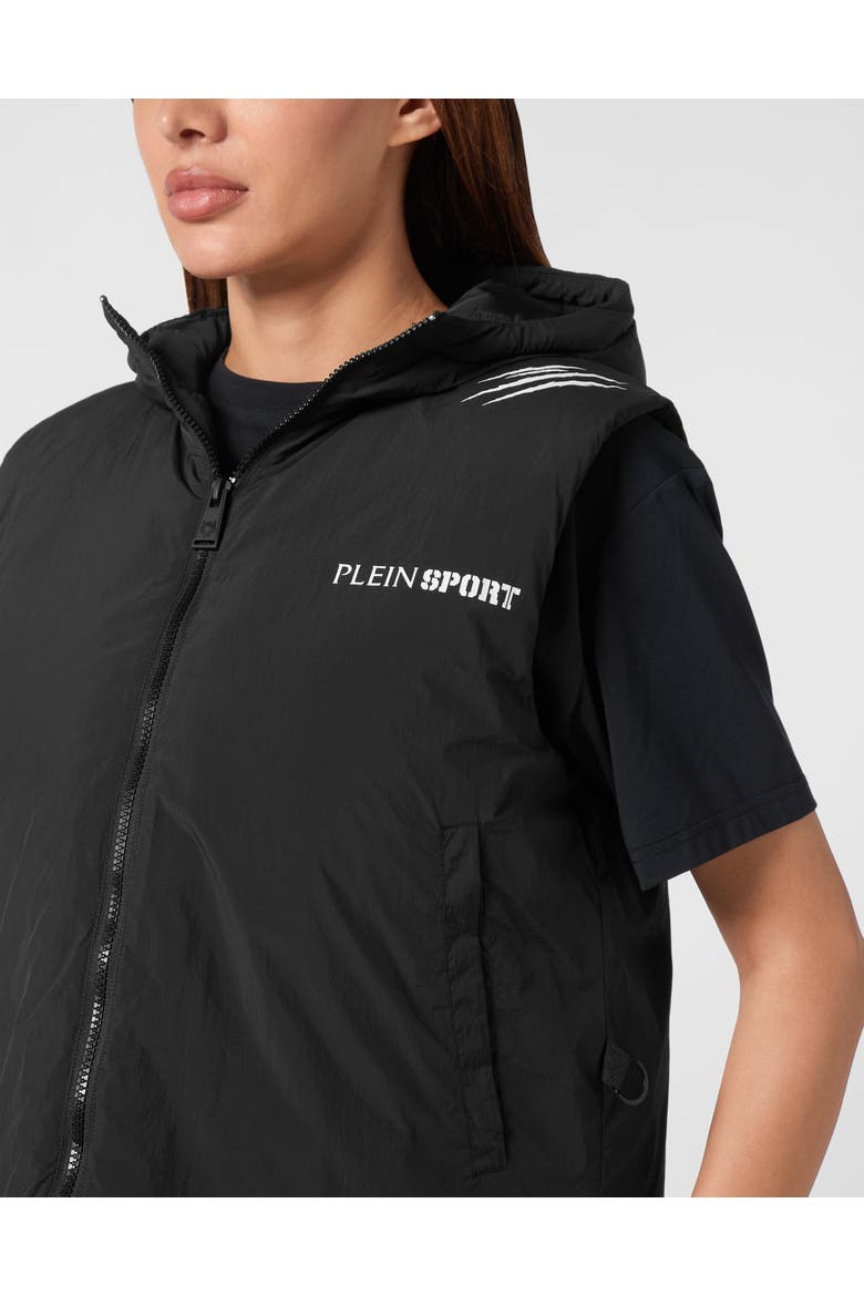Lightweight Padded Vest Scratch Luxe Women, Alternate, color, black