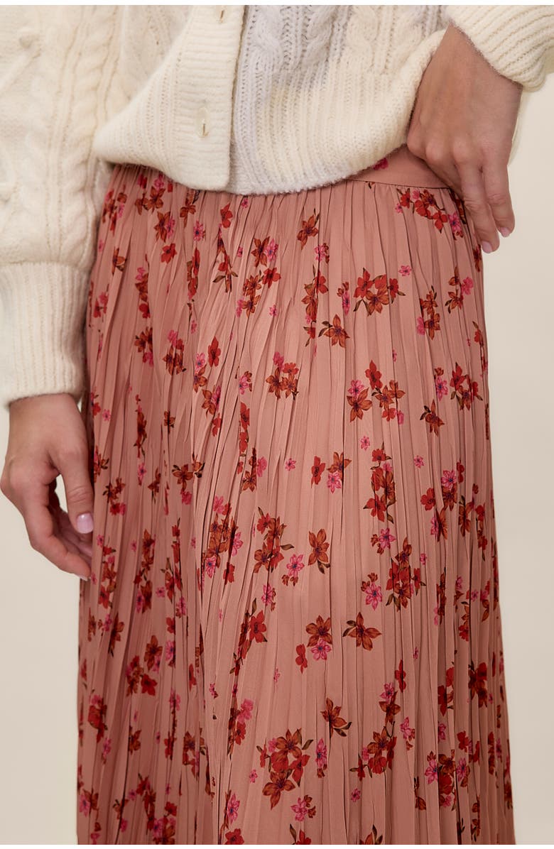 Rebecca Taylor Celeste Skirt, Alternate, color, Persimmon Multi