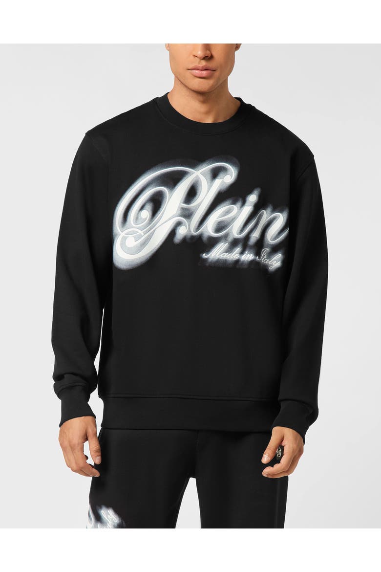 Sweatshirt Blur Signature Men, Main, color, black