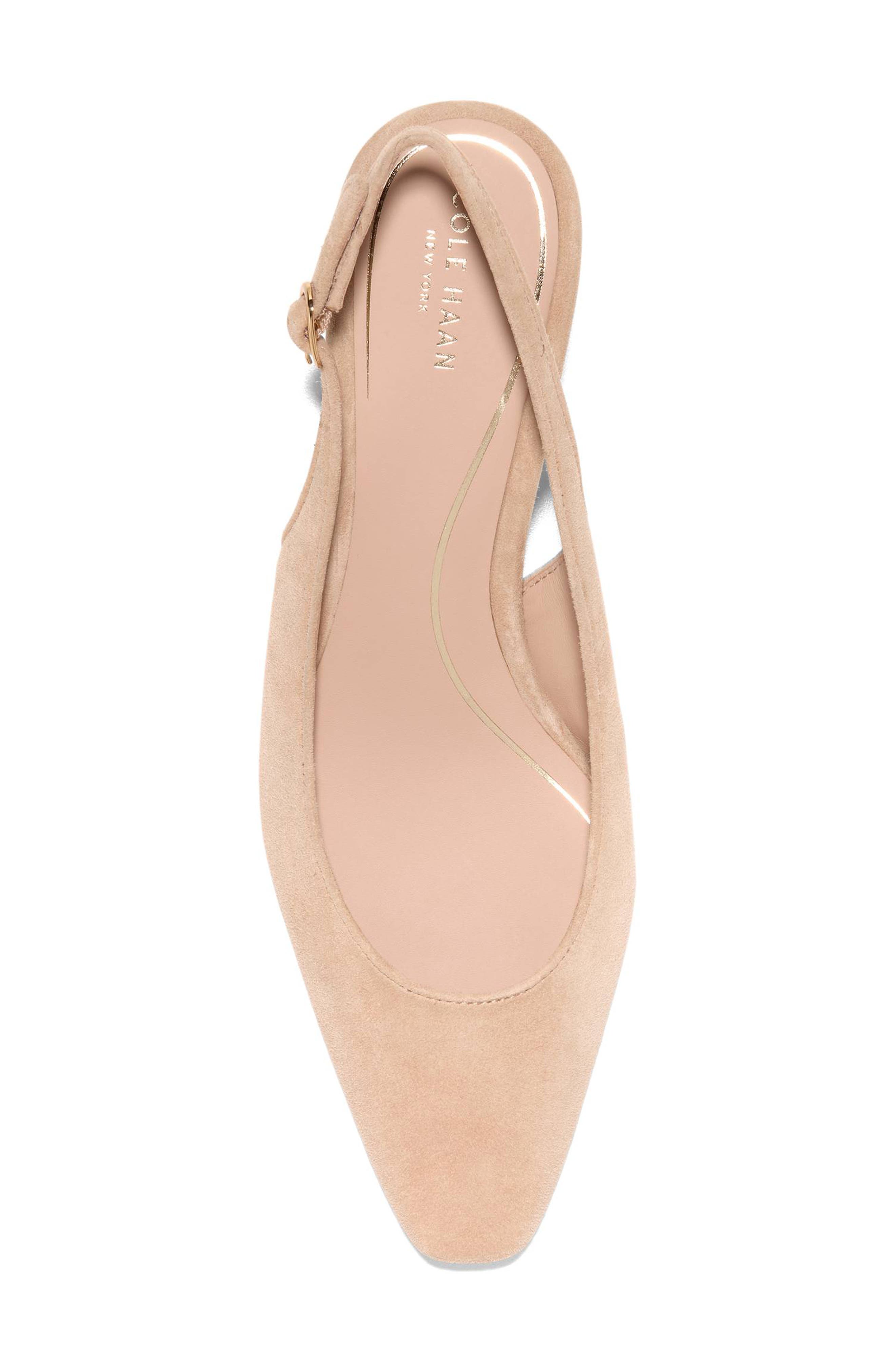Tyldie Kitten Heel Slingback Pump, Alternate, color, TUSCAN SAND SUEDE