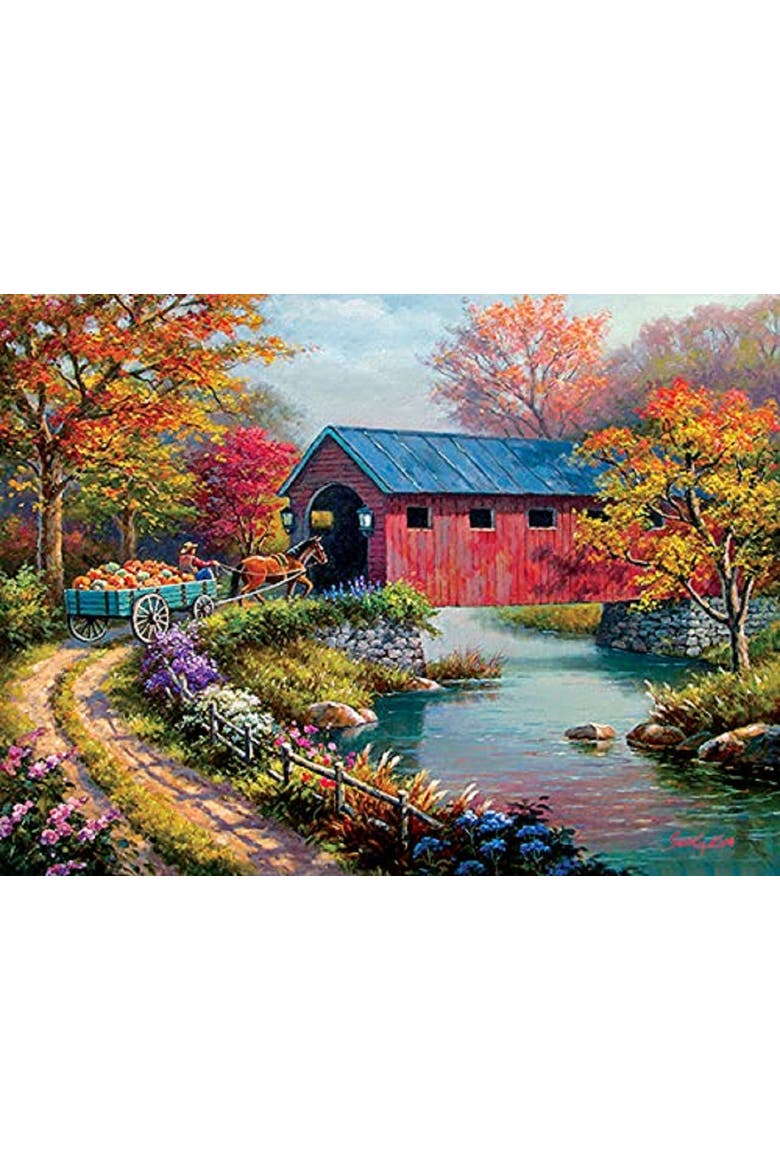 Pumpkin Harvest 1000 piece Jigsaw Puzzle for Adults, Alternate, color, Multicolor