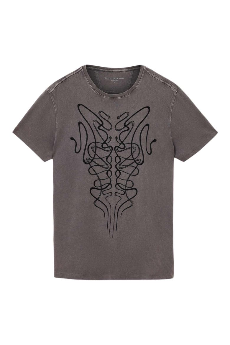 Onate Snake Organic Cotton Graphic T-Shirt, Alternate, color, COAL