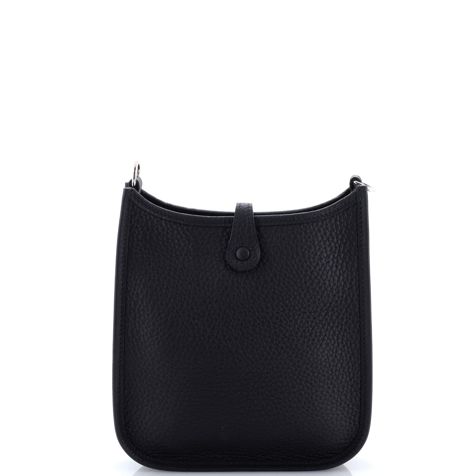 Pre-Owned Hermes Evelyne Bag Gen III Clemence TPM, Alternate, color, Bleu Nuit