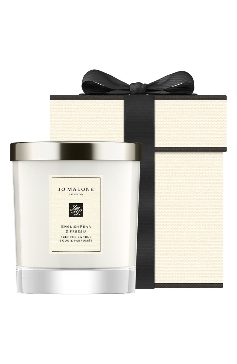 English Pear & Freesia Scented Home Candle