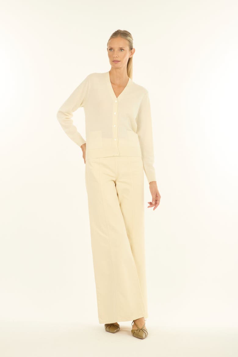 Jacqueline Cardigan, Alternate, color, Vintage Crème