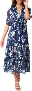 GIBSONLOOK Kira Drawstring Maxi Dress