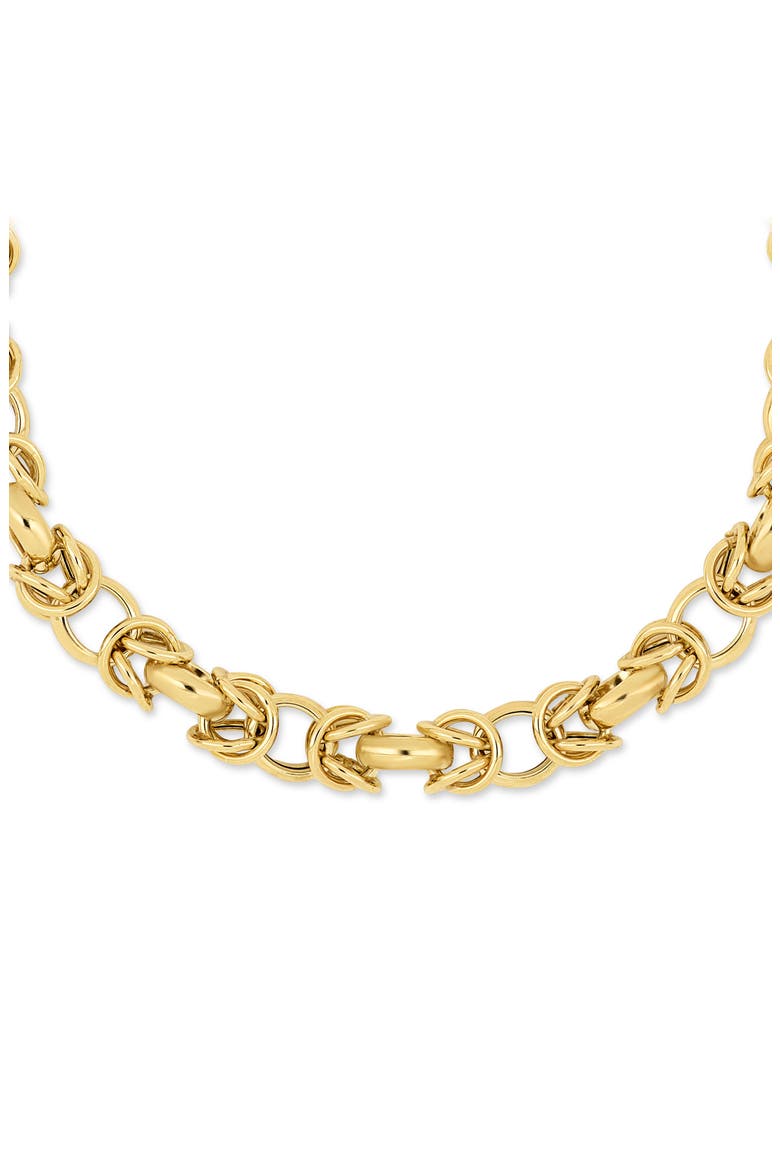 14K Gold Interwoven Chain Bracelet (Online Trunk Show), Alternate, color, 14K YELLOW GOLD