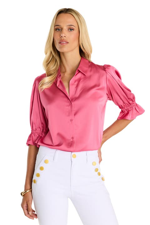 Cindy Ruffle Sleeve Shirt