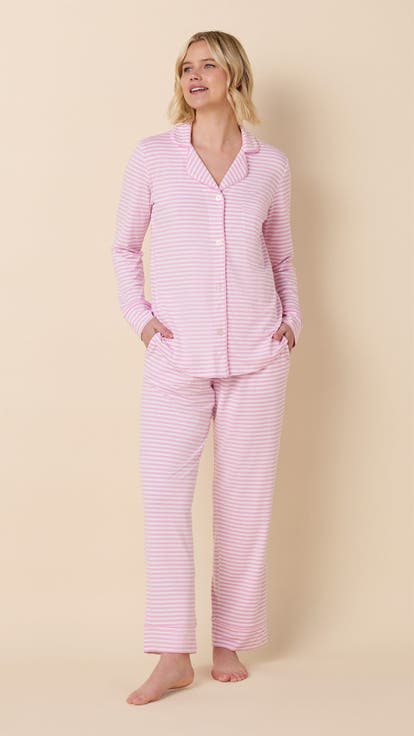 Pima Knit Long-Sleeved Pajama