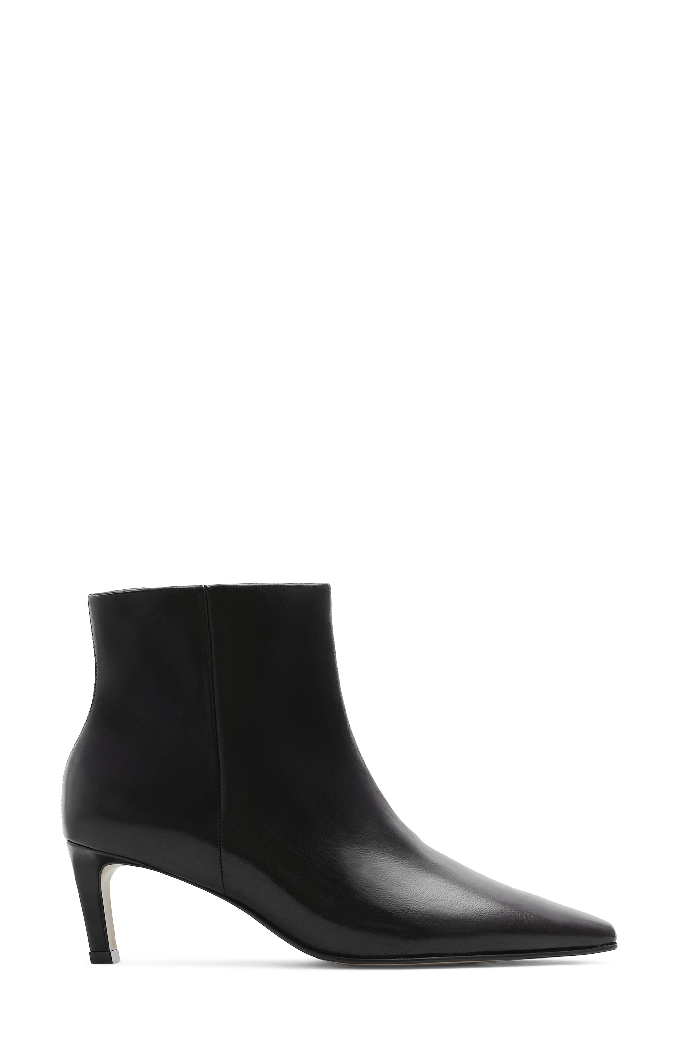 Suki Leather Bootie, Alternate, color, BLACK TEXTURE