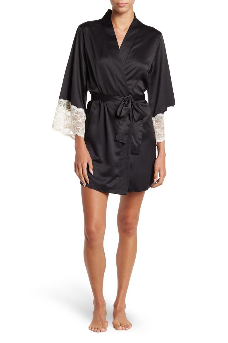 Kit Matte Cover-Up Robe, Main, color, BLACK