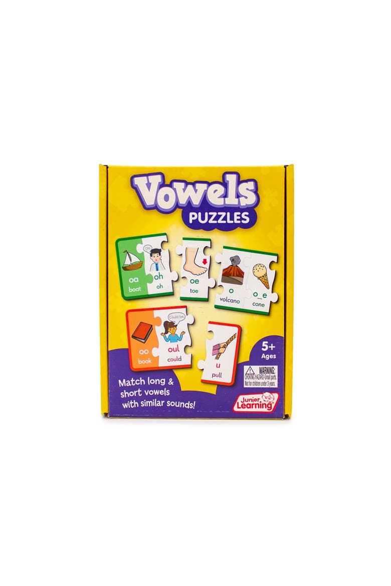 Vowel Puzzles  Educational Learning Set, Main, color, Multicolored