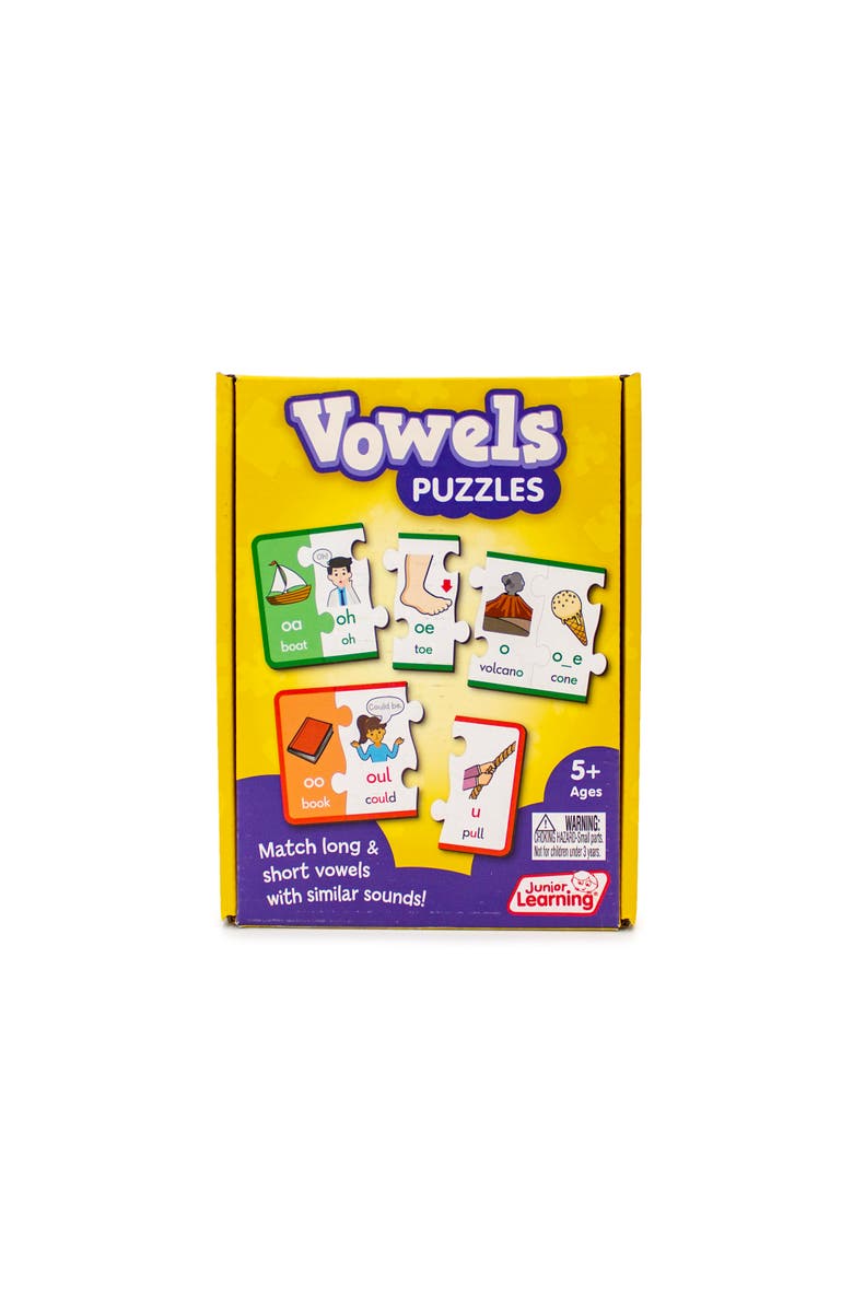 Junior Learning Vowel Puzzles Educational Learning Set, Main, color,