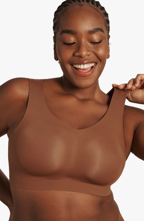 Evelyn & Bobbie Women's Neutrals Structured Scoop Bra In Clay In Clay