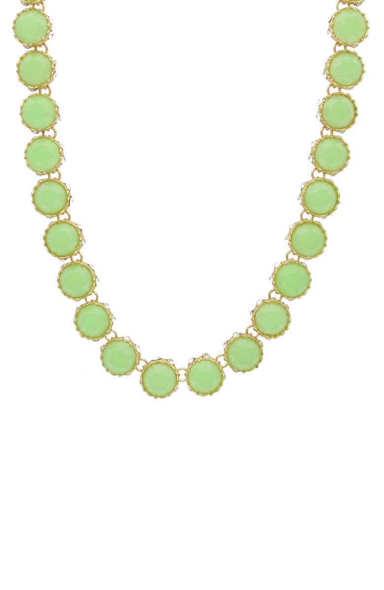 OLIVIA WELLES Nabila Stone Necklace, Main, color, Gold / Mint