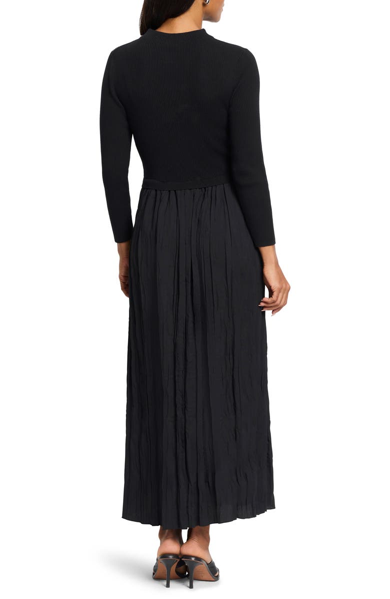NIC+ZOE Kira Long Sleeve Knit & Woven Dress, Alternate, color, 