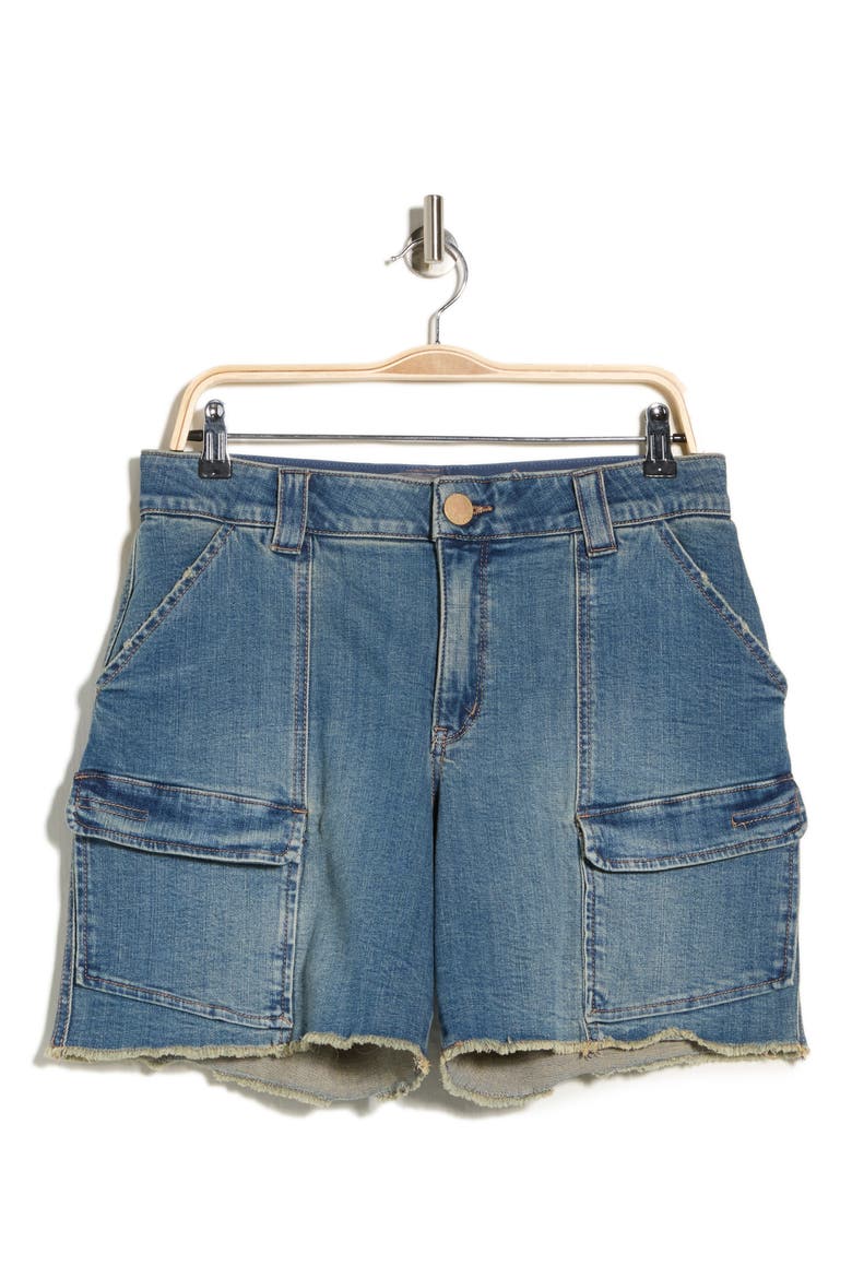 Patch Pocket Cargo Shorts, Alternate, color, MID BLUE ARTISANAL