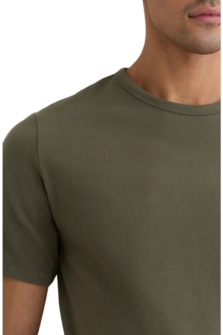 Joe Stretch Cotton T-Shirt, Alternate, color, KHAKI GREEN