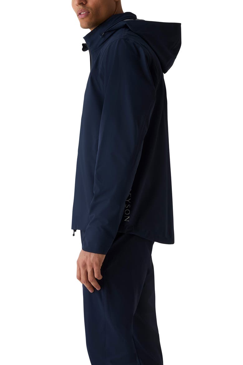 Chenoa Water Resistant Hooded Jacket, Alternate, color, MALTESE BLUE