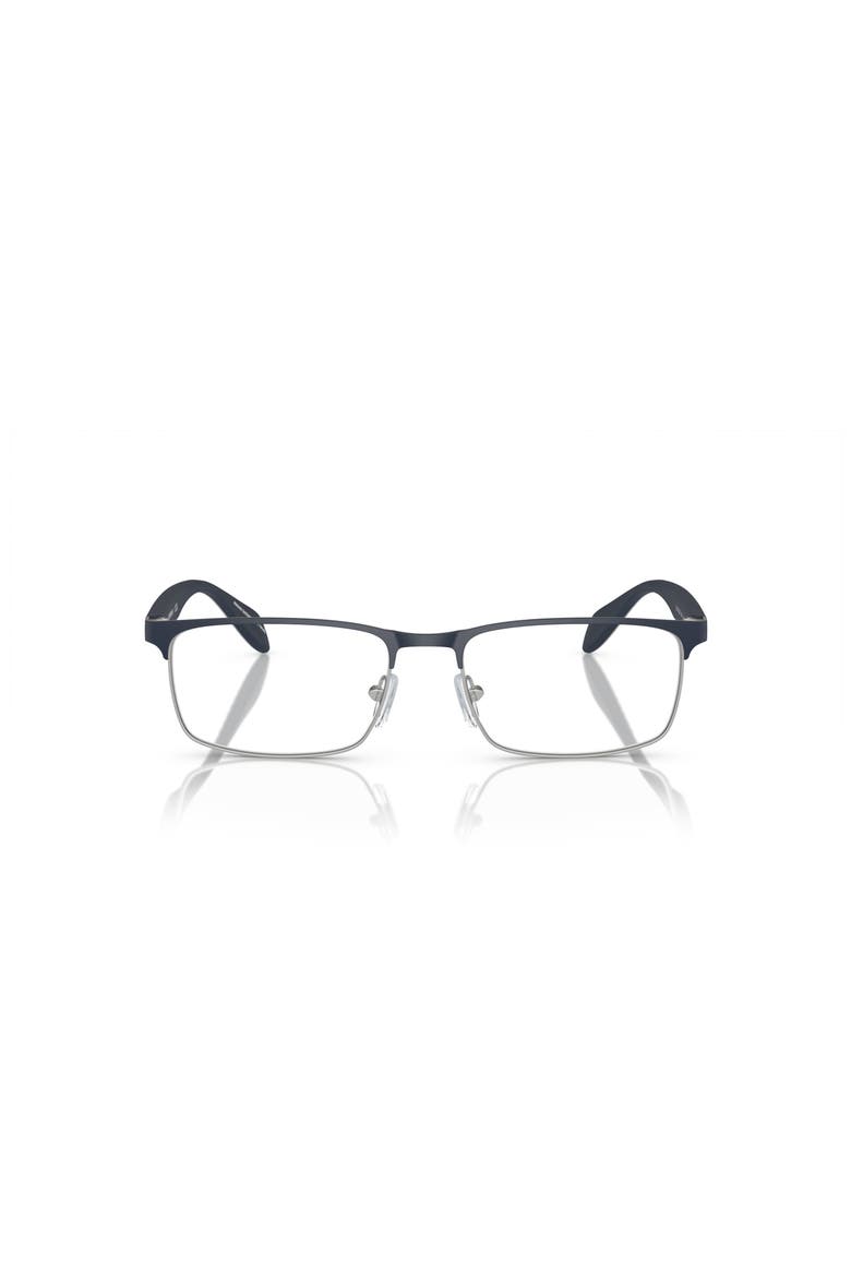 56mm Rectangle optical glasses, Alternate, color, Silver