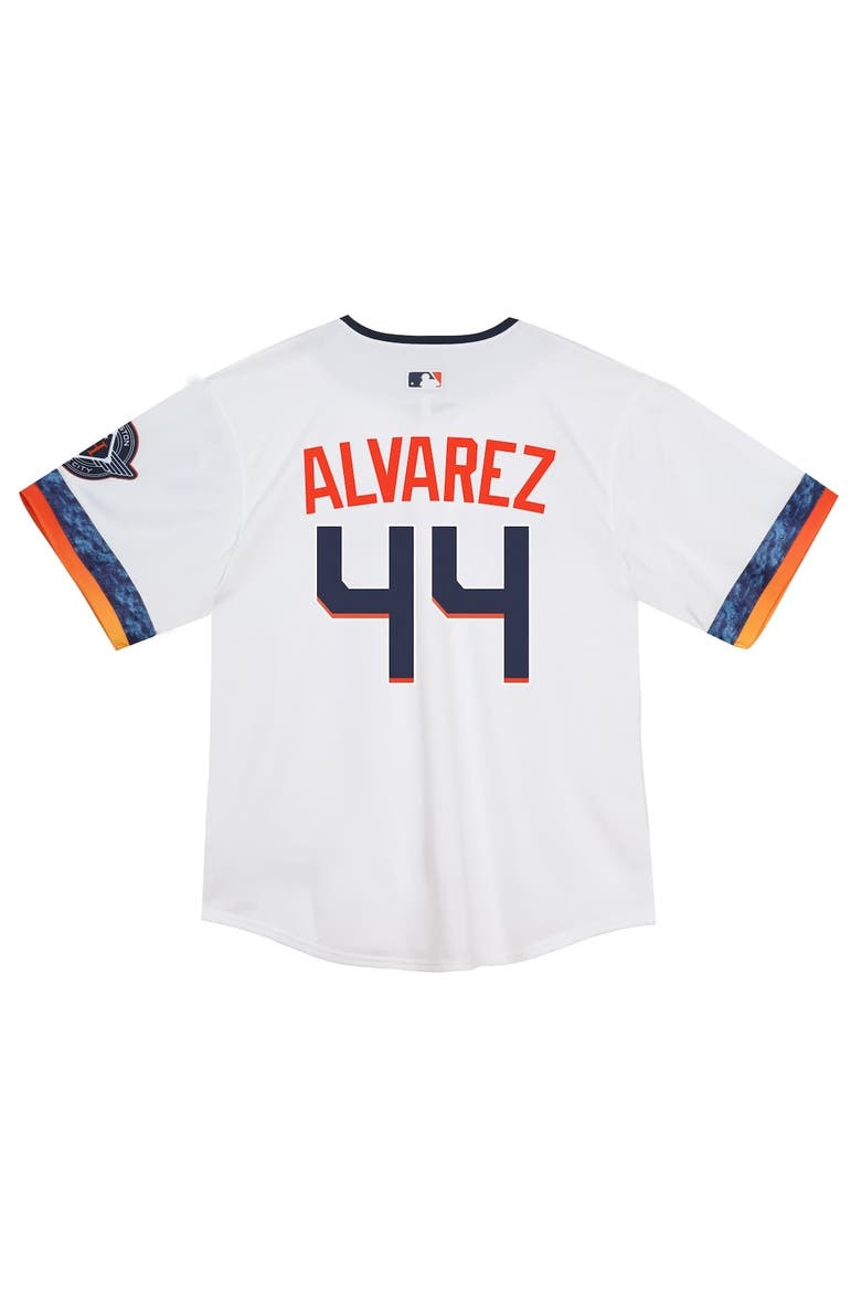 Toddler Nike Yordan Alvarez White Houston Astros 2025 City Connect Limited Player Jersey, Alternate, color, White