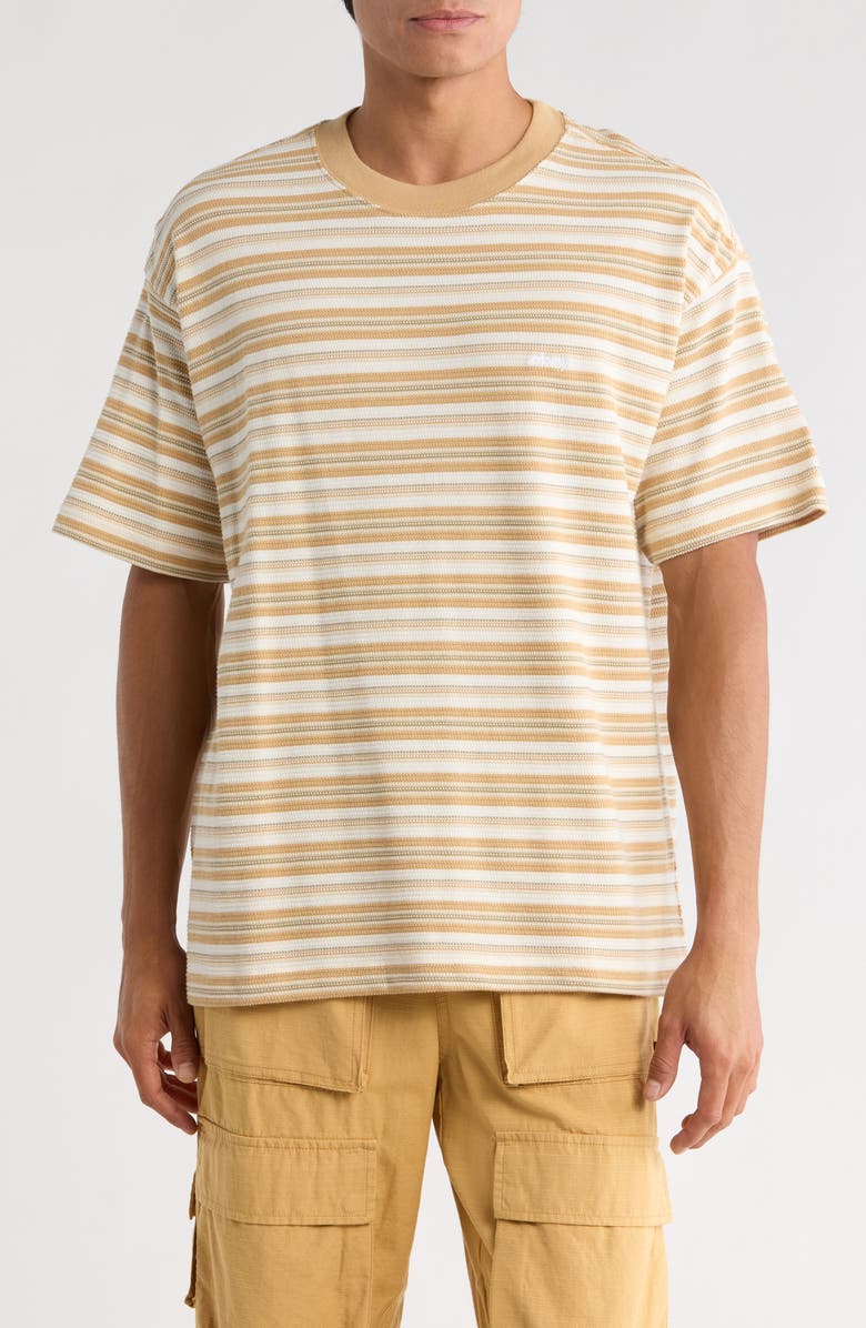 Obey Kenny Stripe T-Shirt, Main, color, Unbleached Multi