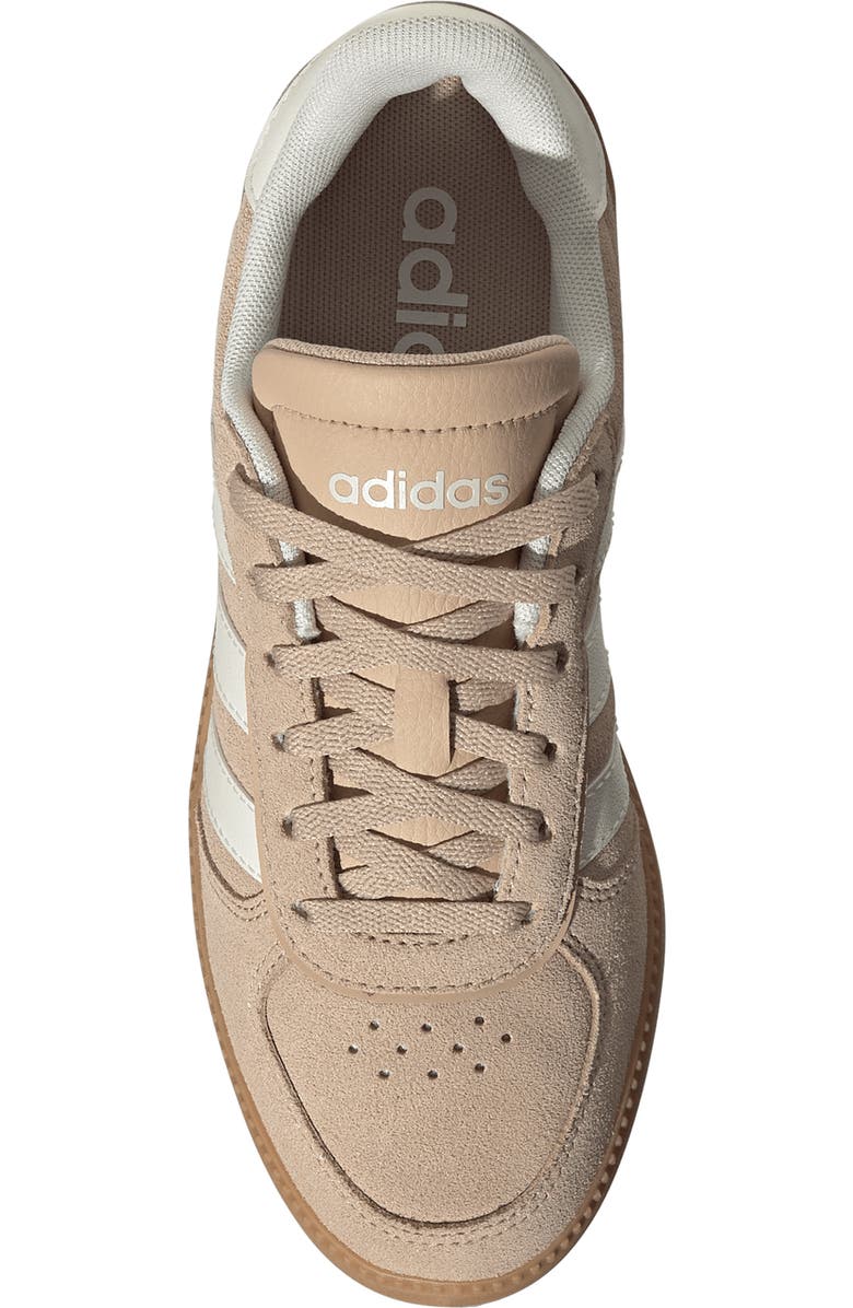 adidas Kids' Breaknet Sleek Sneaker, Alternate, color, Magic Beige/ Off White/ Gum 3