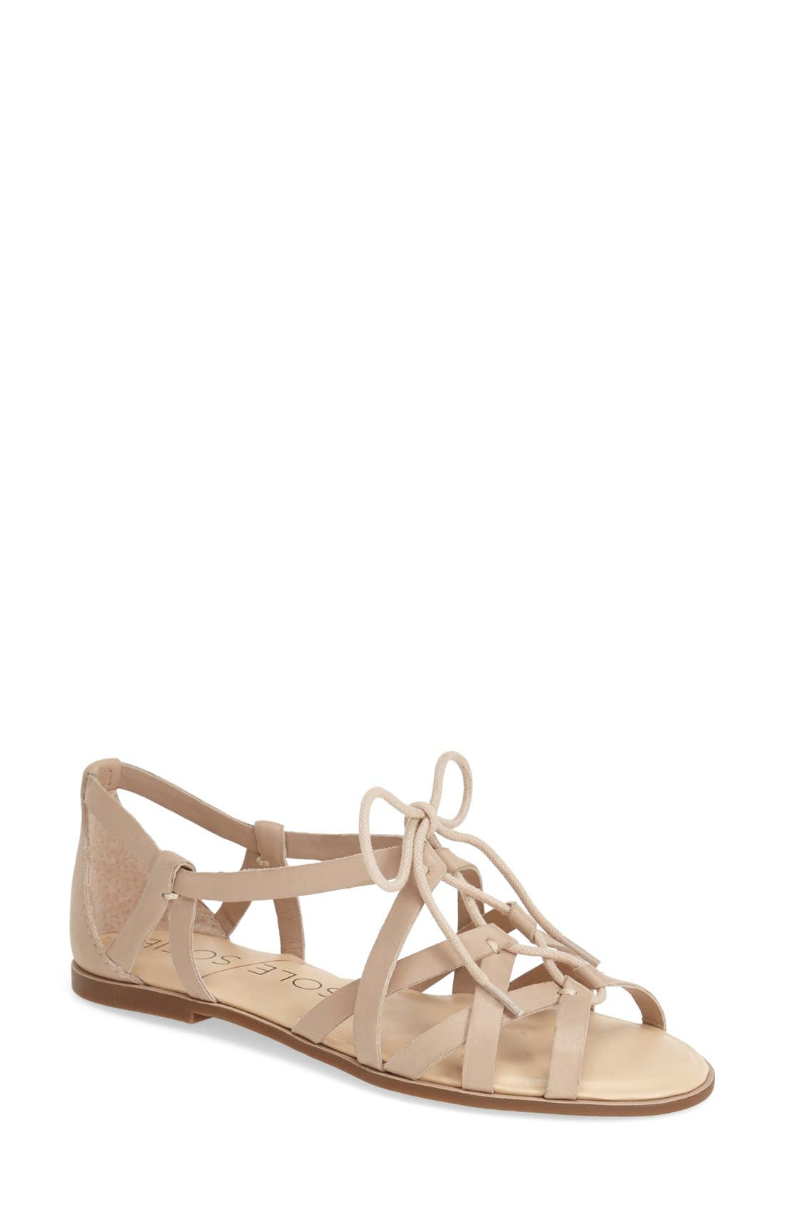 'Gillian' Gladiator Sandal, Main, color, NOMAD