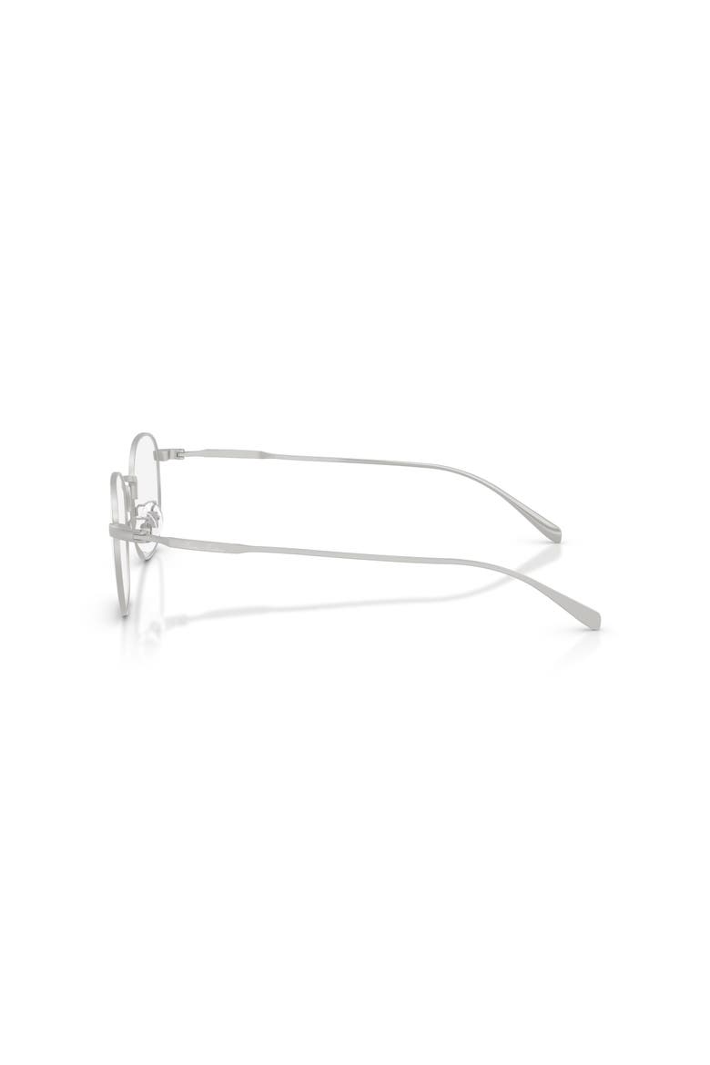 50mm Round optical glasses, Alternate, color, Silver