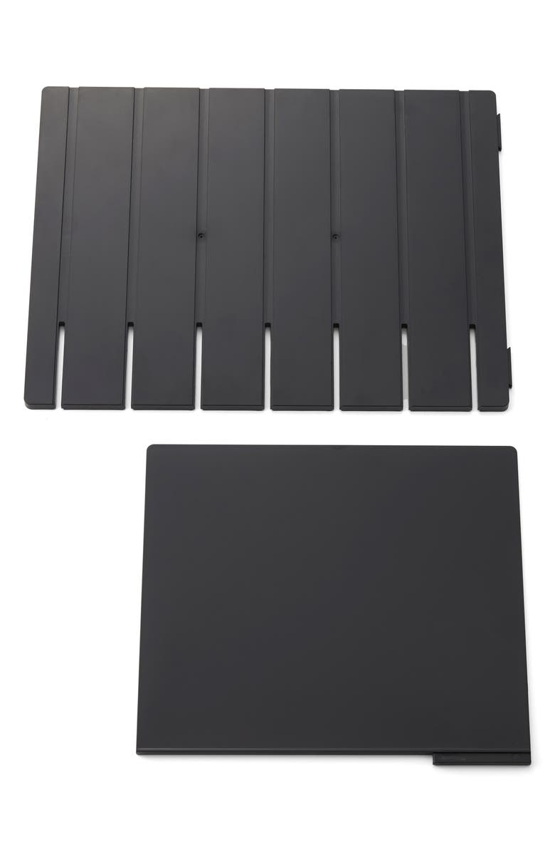 Yamazaki Set of 2 Handbag Organizers, Alternate, color, Black