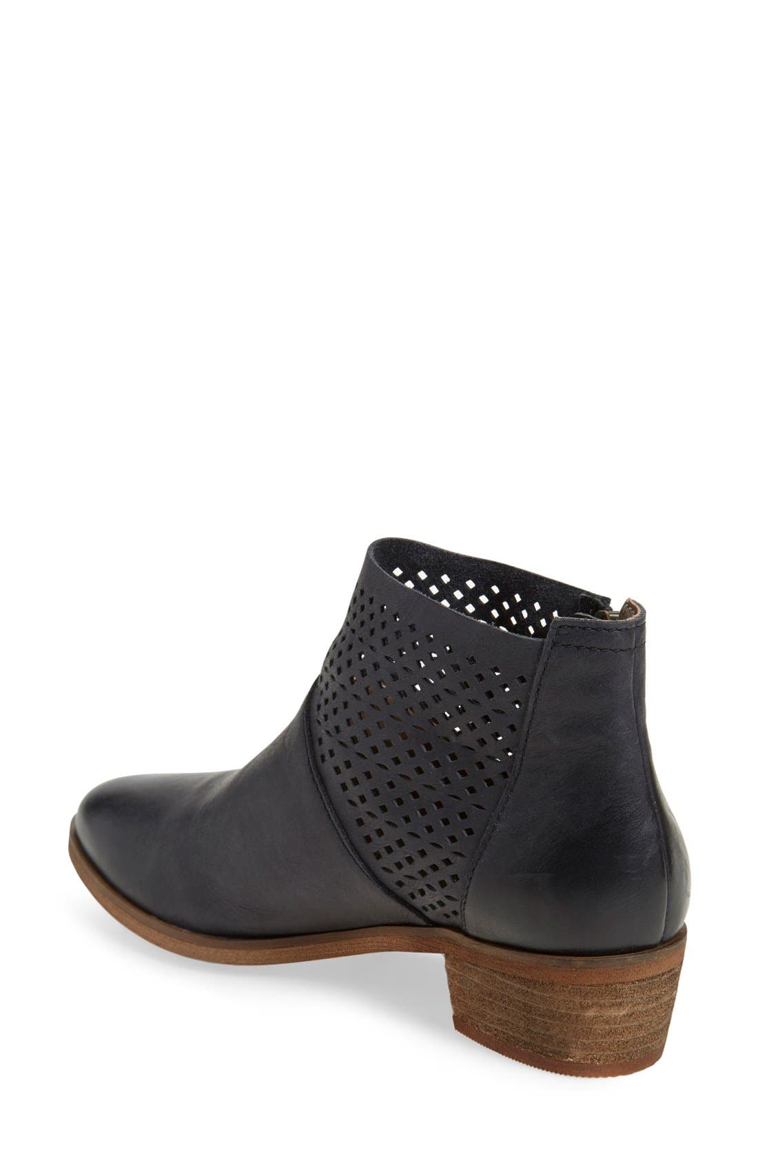 Hinge 'Villa' Perforated Bootie, Alternate, color, 