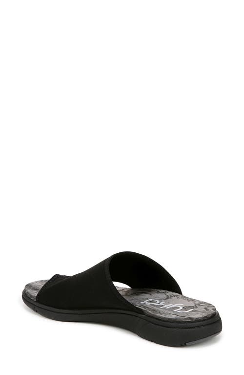 Shop Ryka Rykä Margo Slide Sandal In Black