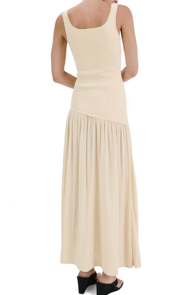MANGO Asymmetric Cut Knit A-Line Dress, Alternate, color,