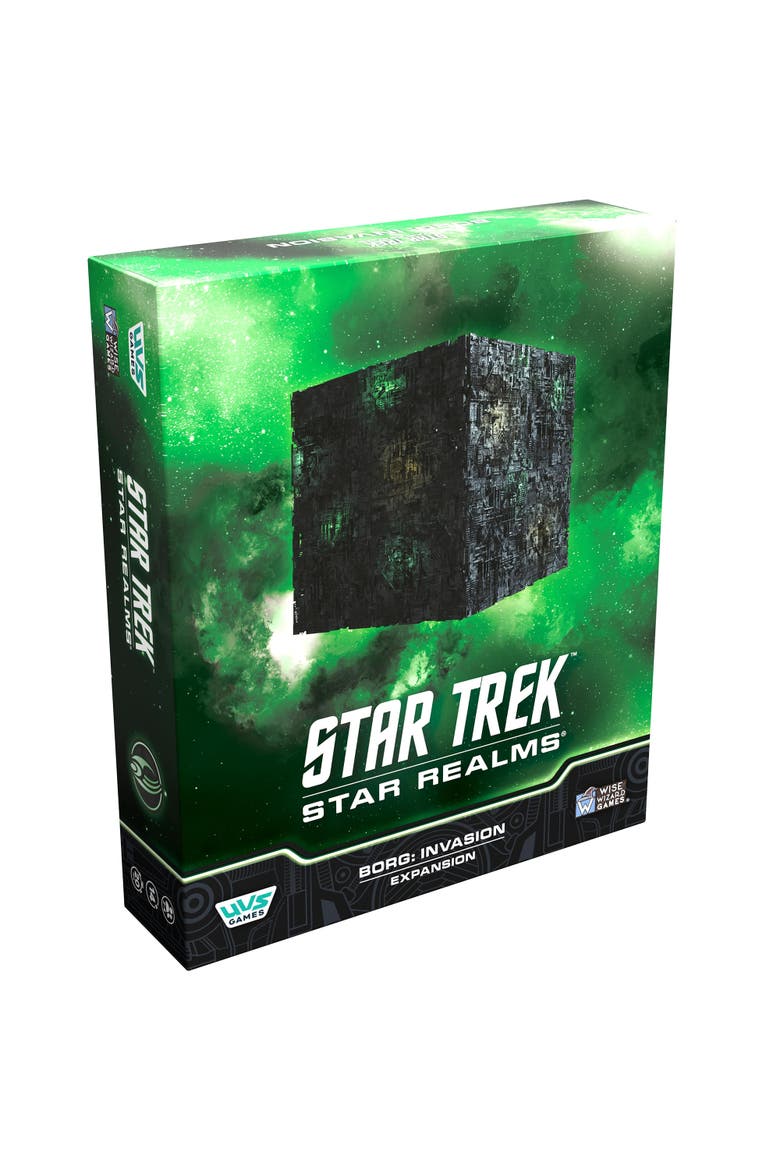 Star Trek Star Realms, Borg Invasion, Expansion Deck Building Card Game 14+, Main, color, Multicolored
