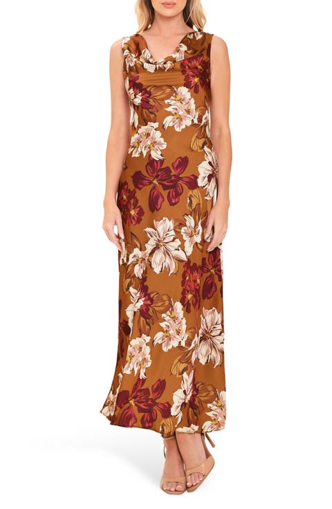 Cowl Neck Maxi Dress