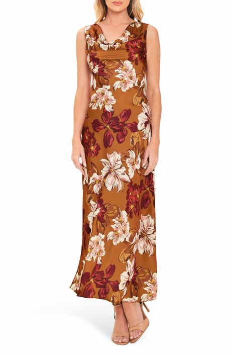 Cowl Neck Maxi Dress