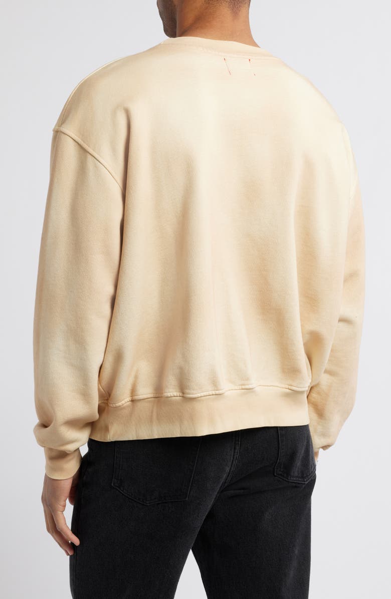 DIET STARTS MONDAY Hell on Wheels French Terry Sweatshirt, Alternate, color, Antique White